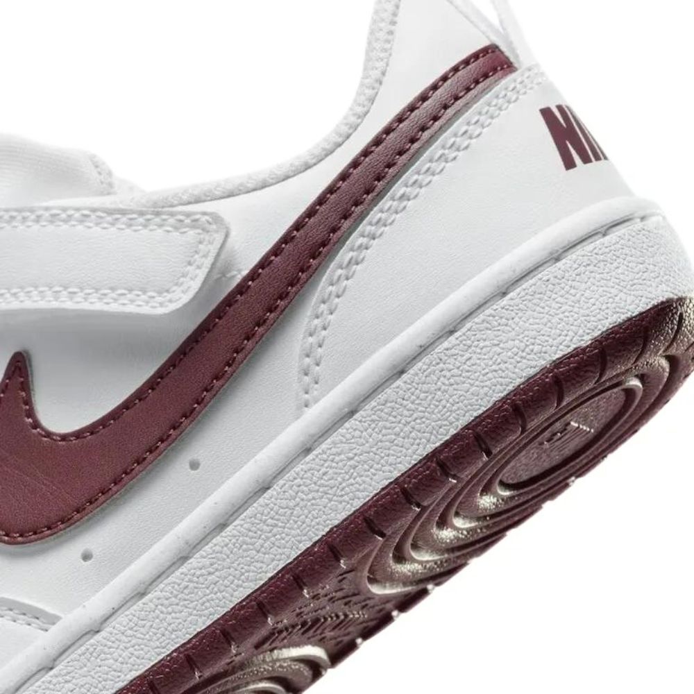 Nike Tenis COURT BOROUGH LOW DV5457-112 BrancoBordo Sint -5-